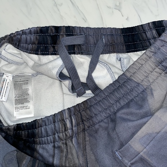 Calvin Klein Standard Logo Printed Joggers Marbled Blue sweatpants new nwt L - Picture 8 of 8